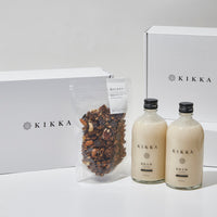 【期間限定】酒粕×糀甘酒・酒粕グラノーラ(こだわりチョコオレンジ)ギフトセット (2本・1袋)